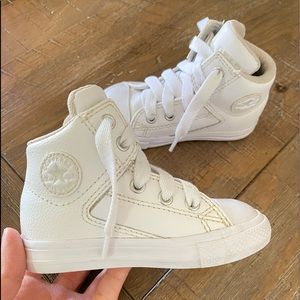 White high top all star converse